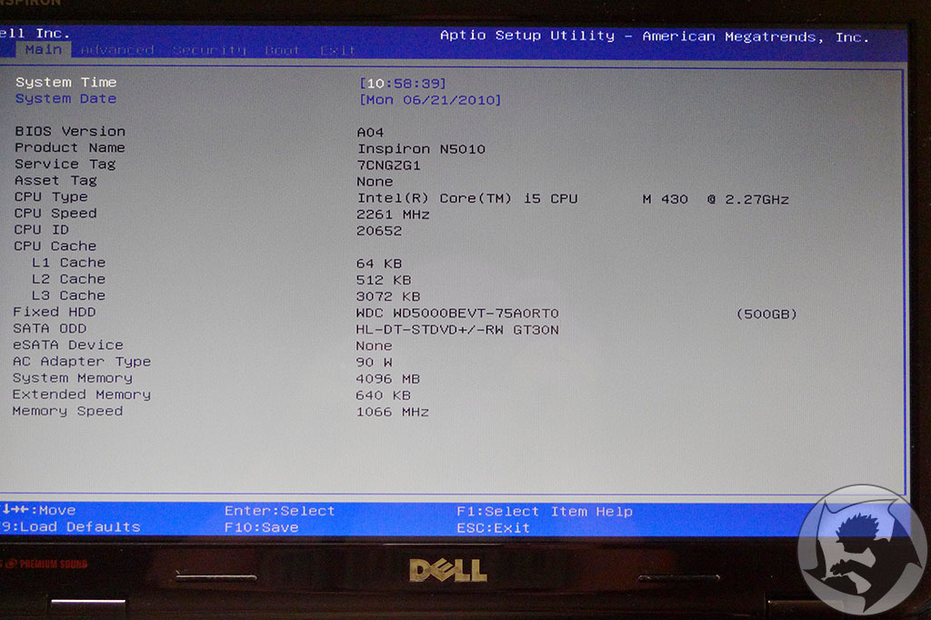 Dell password for 1f5a keygen